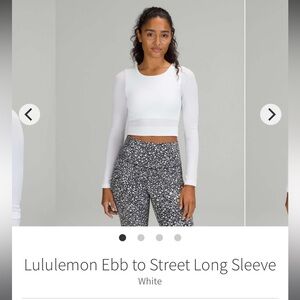 Lululemon Ebb to Street Long Sleeve